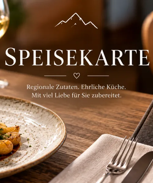 Gestaltung einer Speisekarte mit regionalen Zutaten